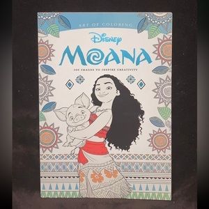 NEW Disney Moana Coloring Book